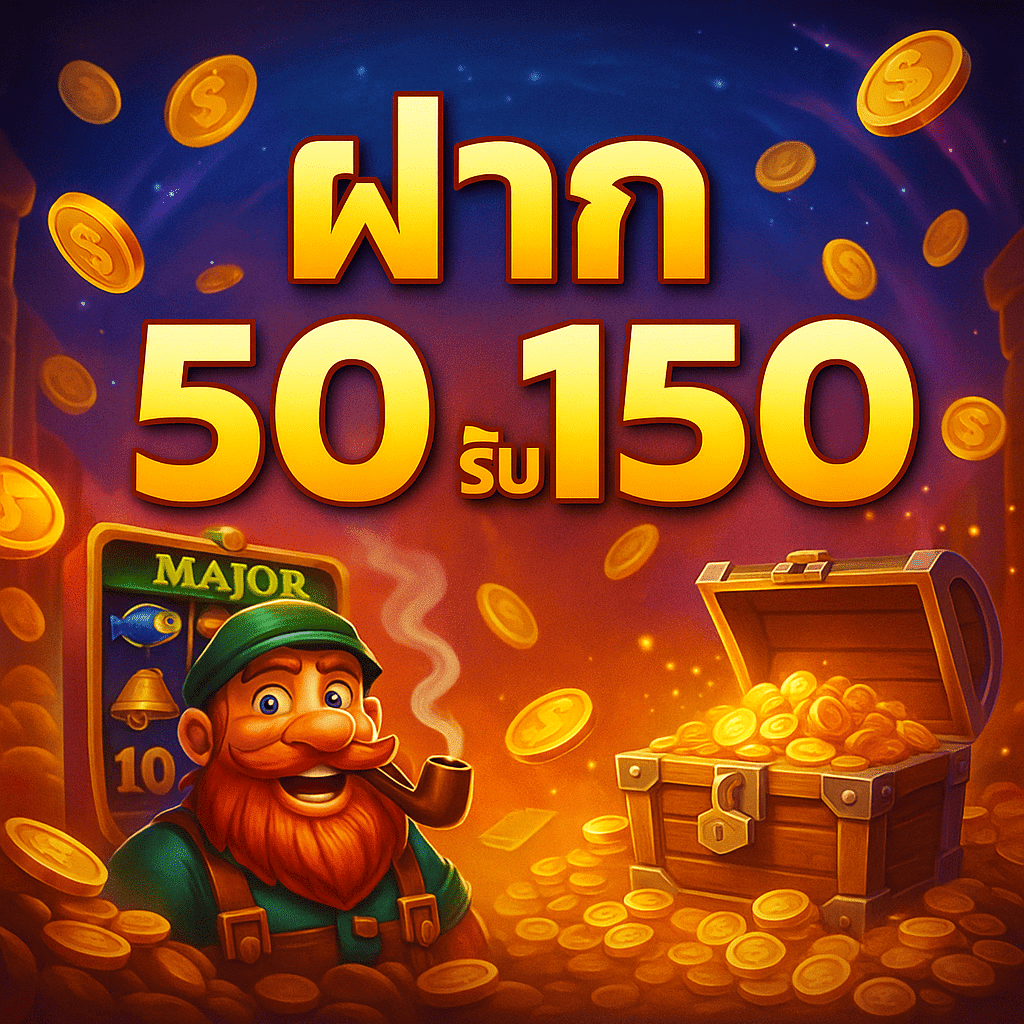 UFAGAME ฝาก 50 รับ 150 เลือกเงื่อนไขได้ตามใจ พร้อมเล่นสล็อตค่ายดังเพียบ