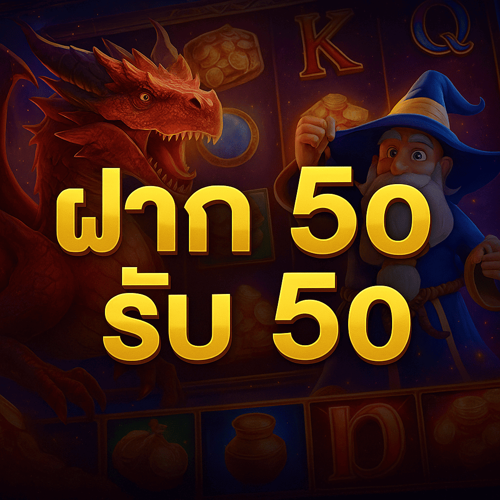 ฝาก 50 รับ 50 UFABET มาแรงแซงทุกโปร! กดรับง่ายได้ทุกยูส