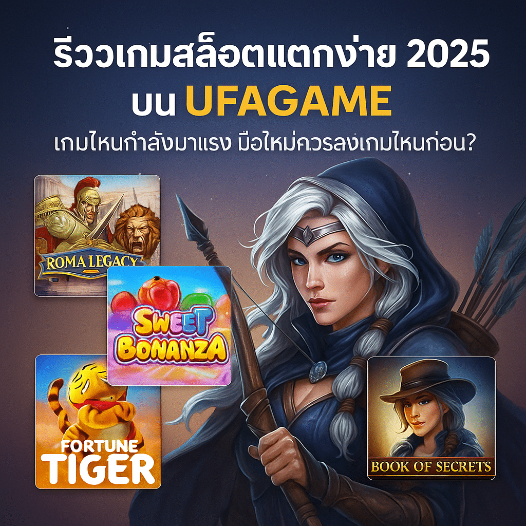 รีวิวเกมสล็อตแตกง่าย 2025 บน UFAGAME | เกมไหนกำลังมาแรง มือใหม่ควรลองเกมไหนก่อน?